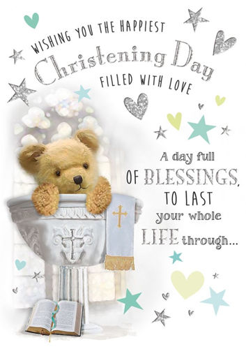 Picture of HAPPIEST CHRISTENING DAY CARD